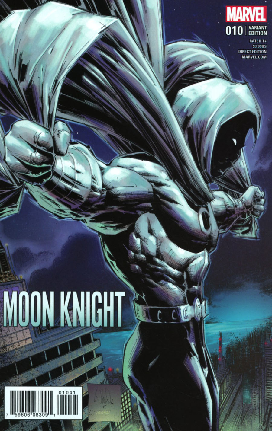 Moon Knight Vol 8 #10 Cover D Incentive Whilce Portacio Classic Artist Variant Cover (Marvel Now Tie-In)