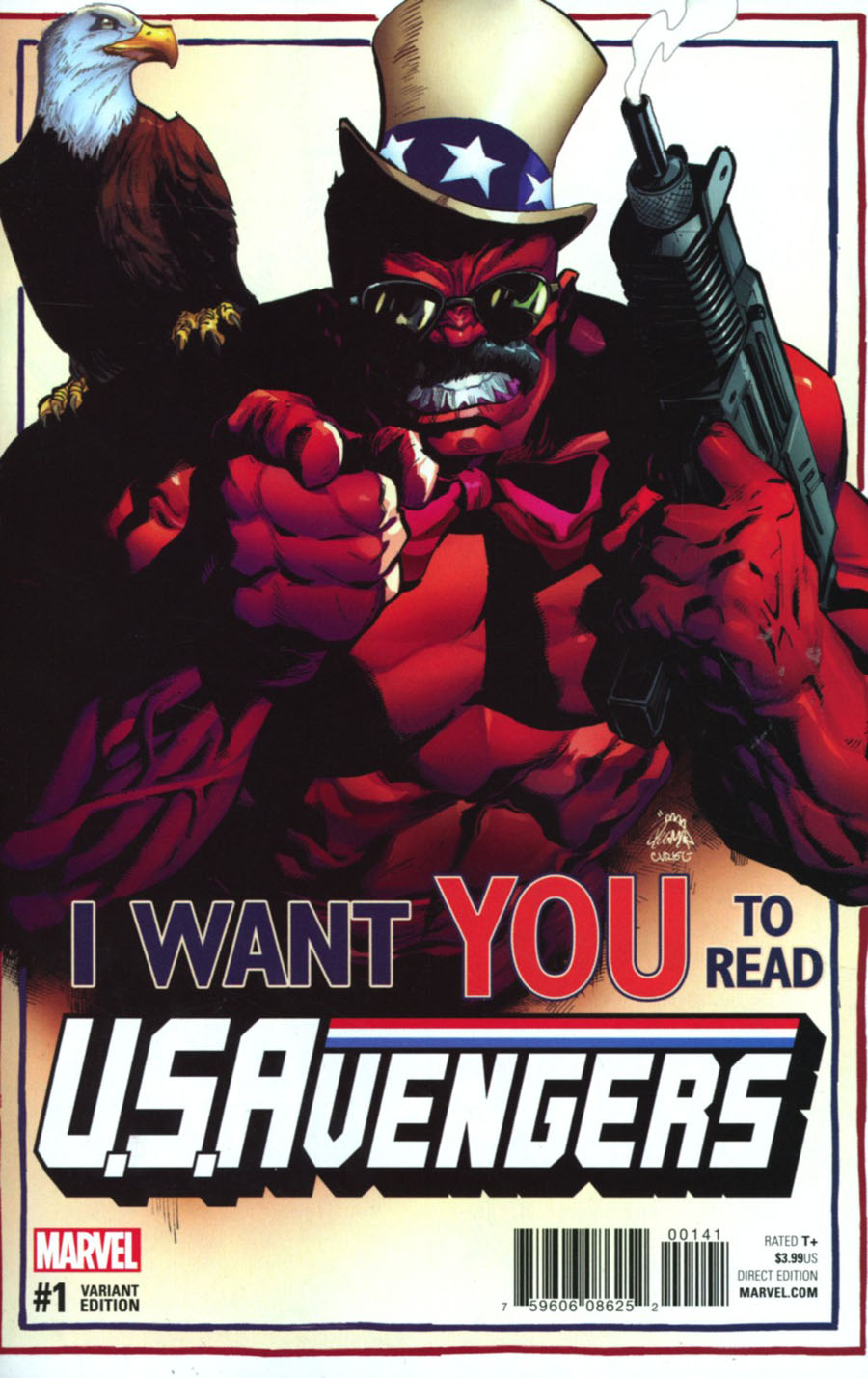 U.S.Avengers #1 Cover Z-Z-H Incentive Ryan Stegman Variant Cover (Marvel Now Tie-In)