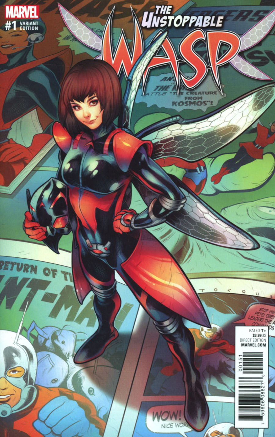 Unstoppable Wasp #1 Cover G Incentive Elizabeth Torque Variant Cover (Marvel Now Tie-In)