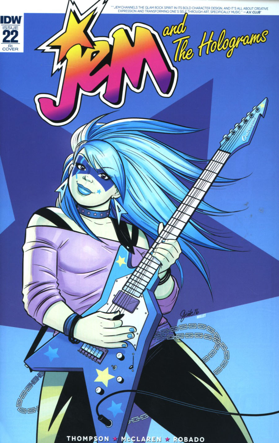 Jem And The Holograms #22 Cover C Incentive Gisele Lagace Variant Cover