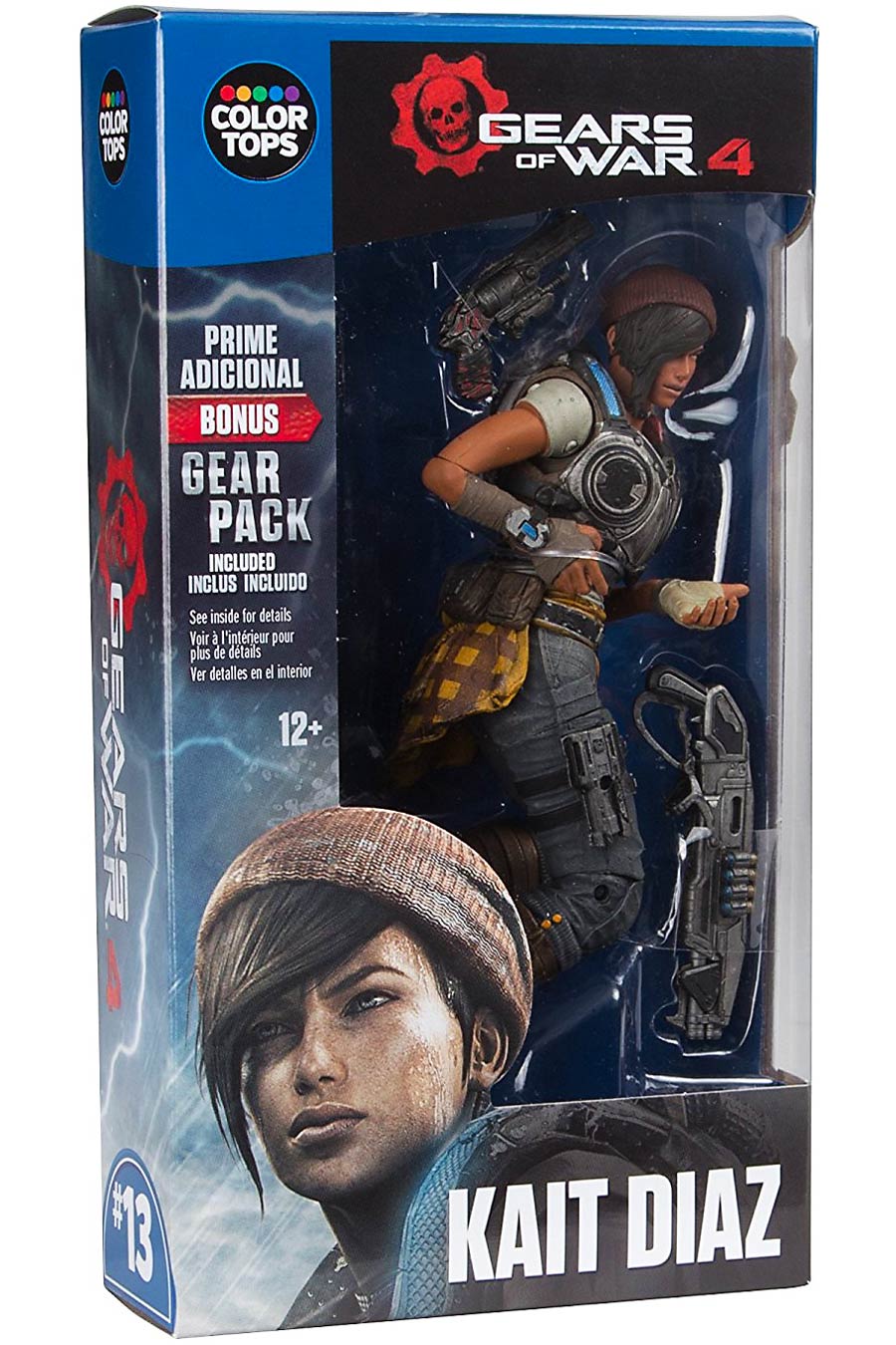 Color Tops Blue Gears Of War 4 Kait Diaz Action Figure