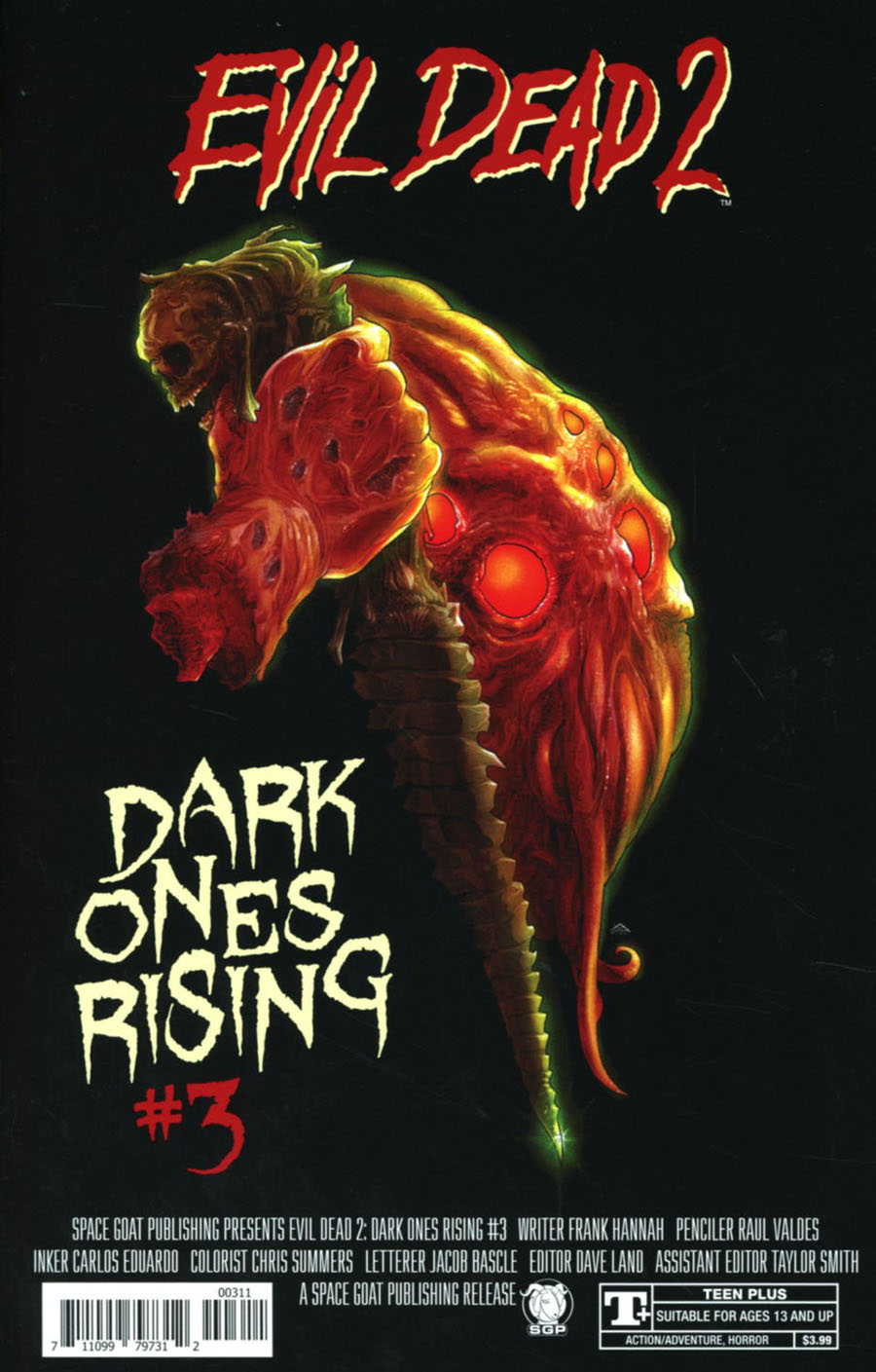 Evil Dead 2 Dark Ones Rising #3 Cover B Dave Youkovich Horror Homage