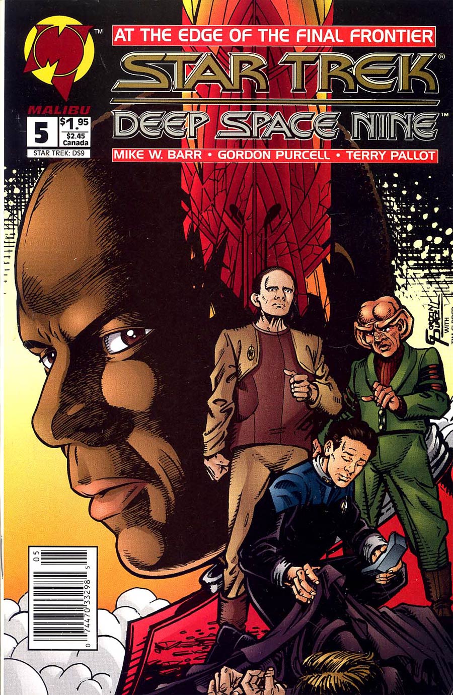 Star Trek Deep Space Nine (Malibu) #5 Cover B Newsstand