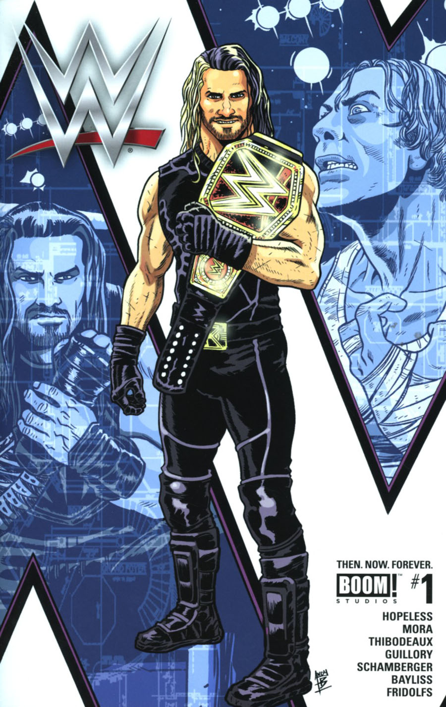 WWE Then Now Forever #1 Cover I 3rd Ptg Andy Belanger Variant Cover