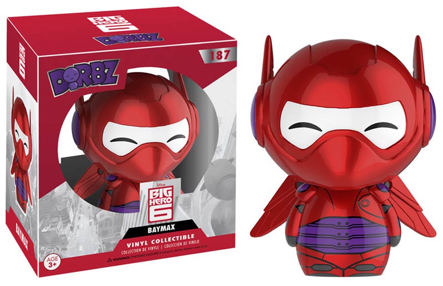 Dorbz 187 Big Hero 6 Baymax Armor Vinyl Figure