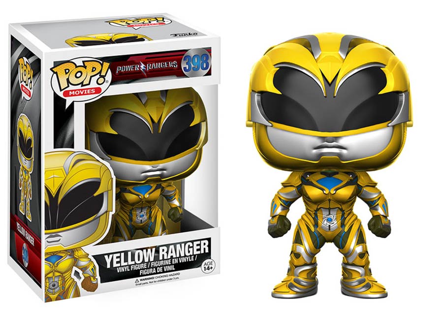 POP Movies 398 Mighty Morphin Power Rangers Yellow Ranger Vinyl Figure