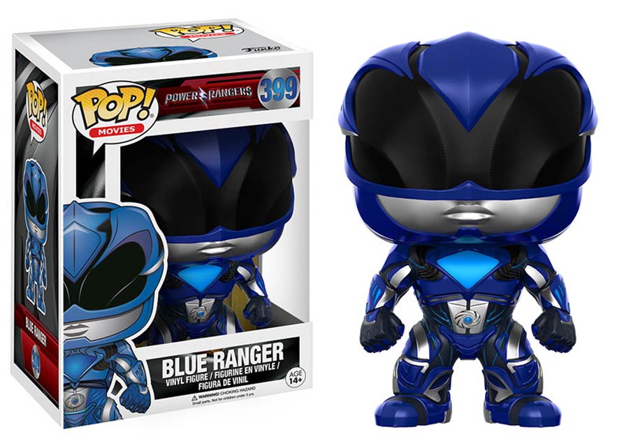POP Movies 399 Mighty Morphin Power Rangers Blue Ranger Vinyl Figure