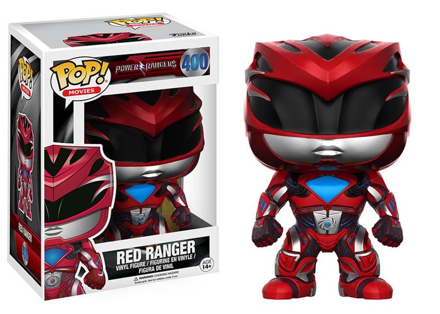 POP Movies 400 Mighty Morphin Power Rangers Red Ranger Vinyl Figure