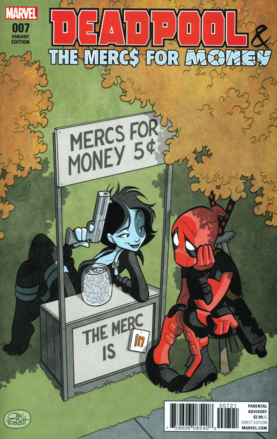 Deadpool And The Mercs For Money Vol 2 #7 Cover B Incentive Variant Cover (Inhumans vs X-Men Tie-In)