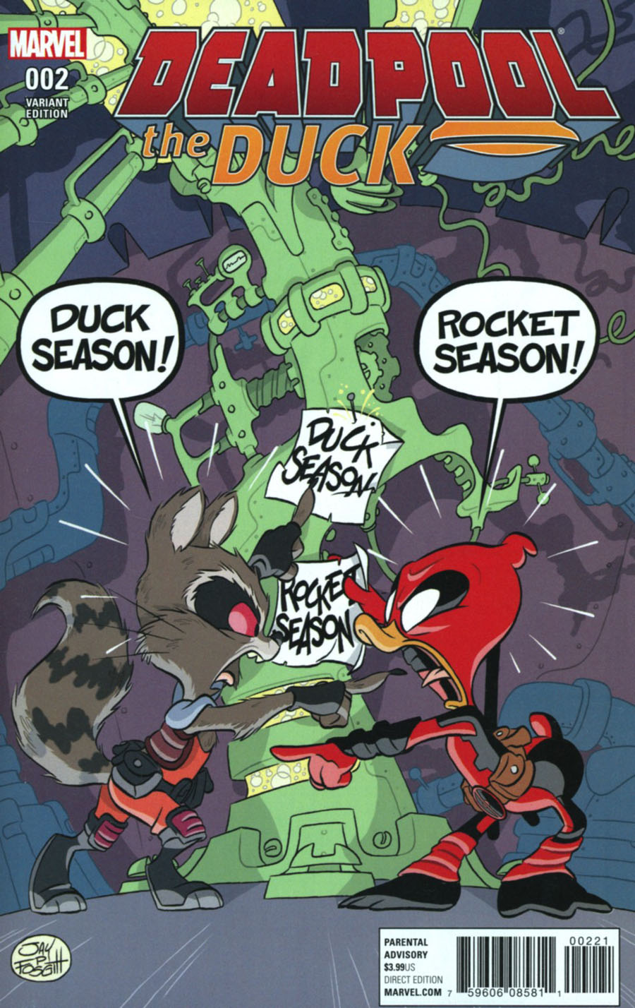 Deadpool The Duck #2 Cover C Incentive Jay Fosgitt Variant Cover (Marvel Now Tie-In)