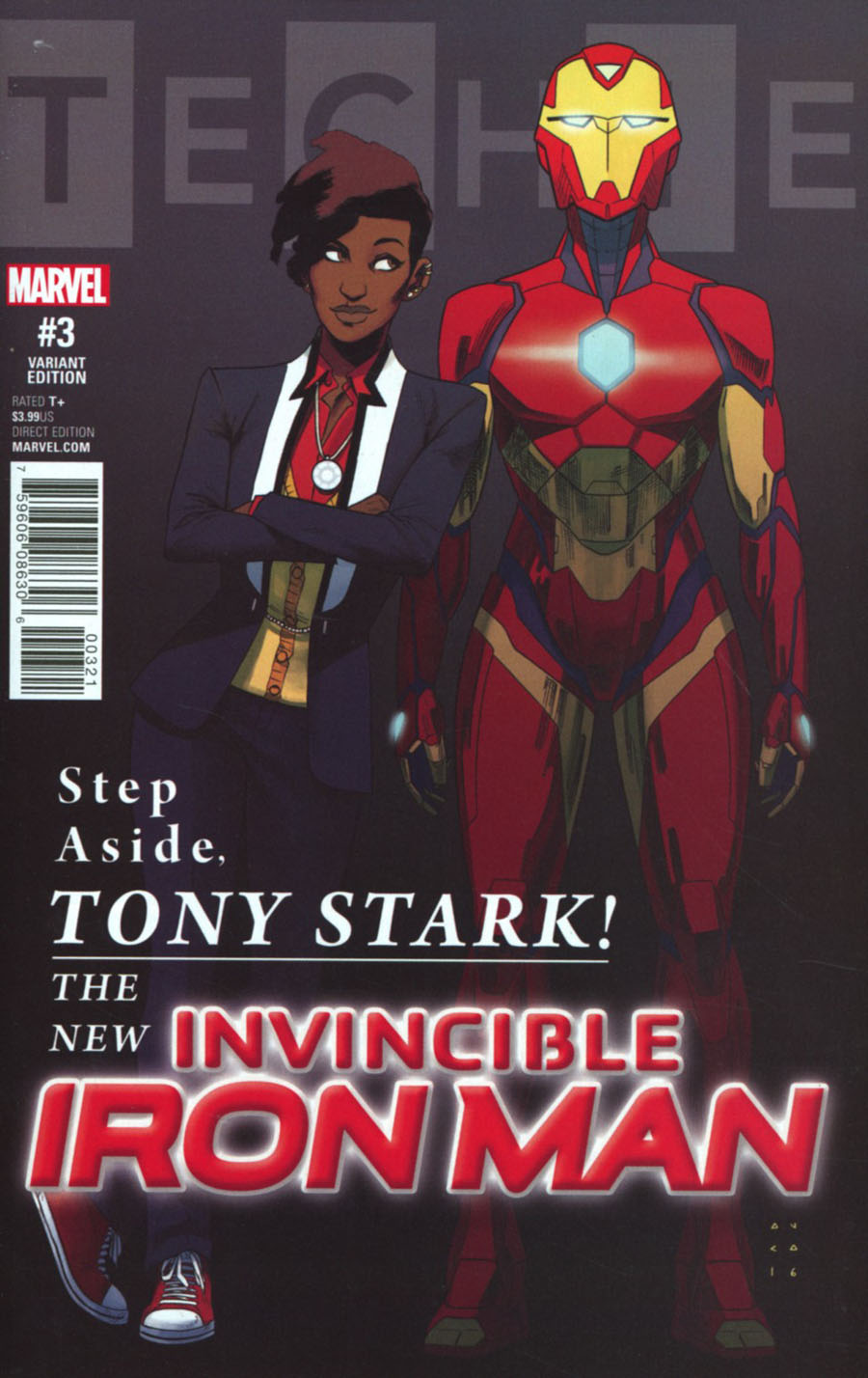 Invincible Iron Man Vol 3 #3 Cover B Incentive Kris Anka Variant Cover