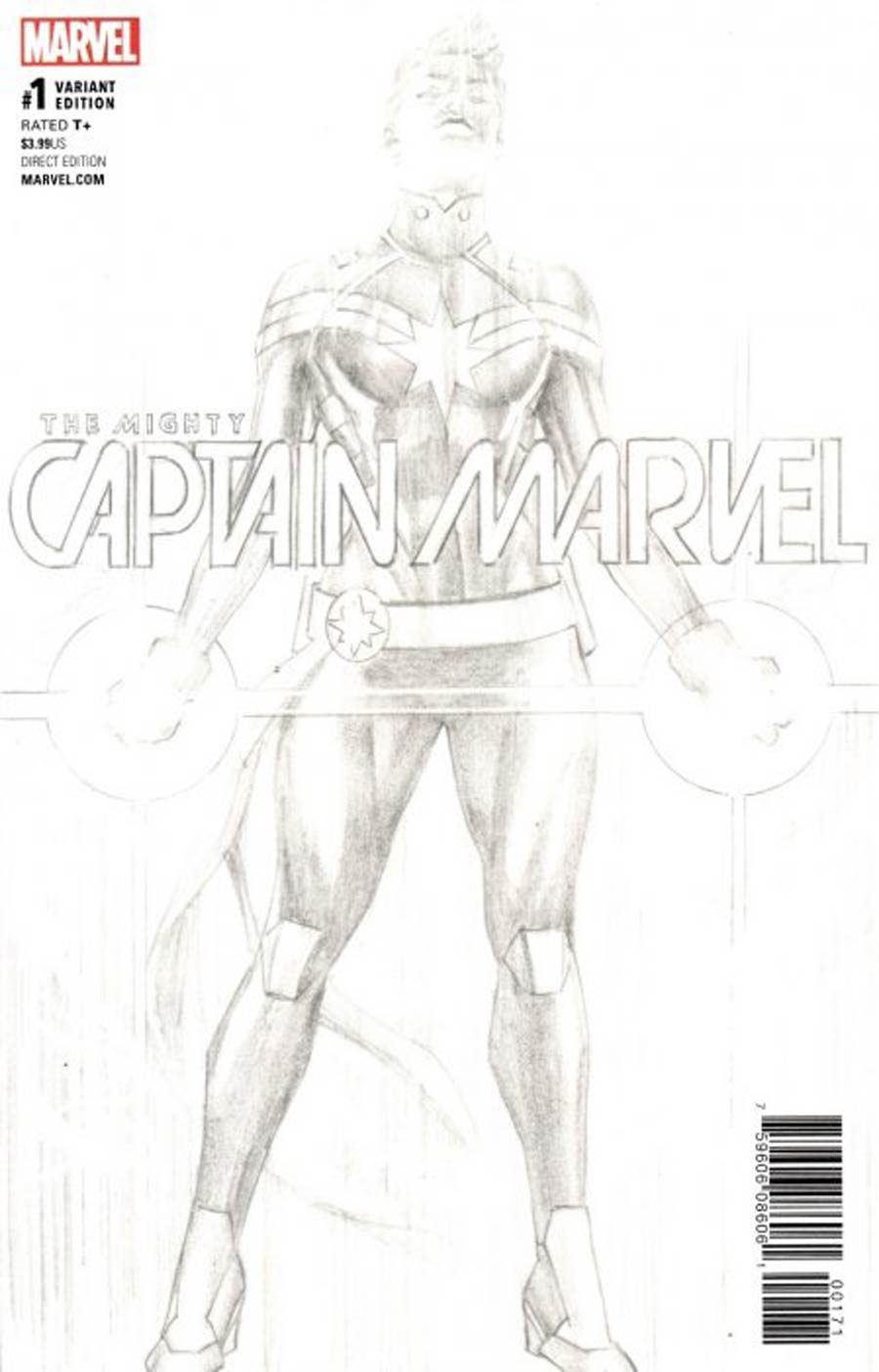 Mighty Captain Marvel #1 Cover F Incentive Retailer Bonus Variant Cover (Marvel Now Tie-In)