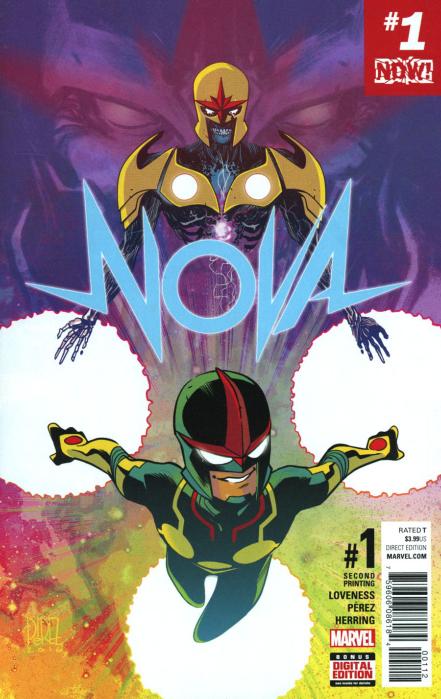 Nova Vol 7 #1 Cover G 2nd Ptg Ramon Perez Variant Cover (Marvel Now Tie-In)