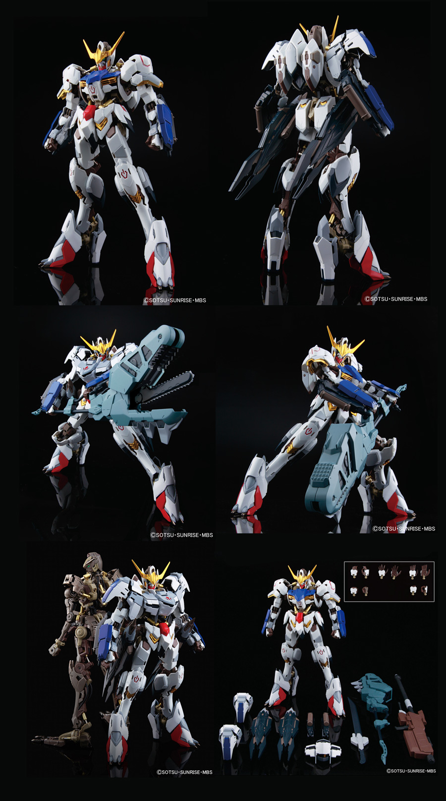 Gundam Hi-Resolution Model 1/100 Kit - Iron-Blooded Orphans - Gundam Barbatos 6th Form