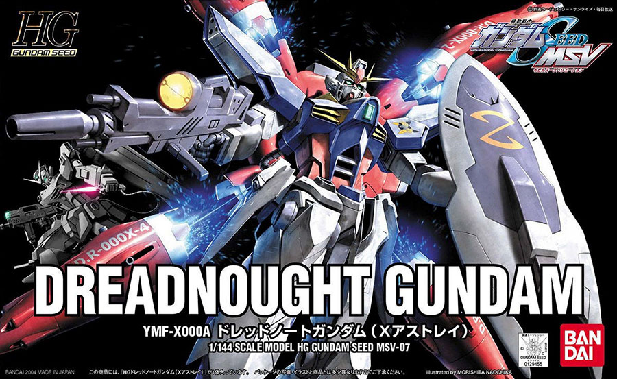 Gundam SEED High Grade 1/144 Kit MSV-07 Dreadnought Gundam