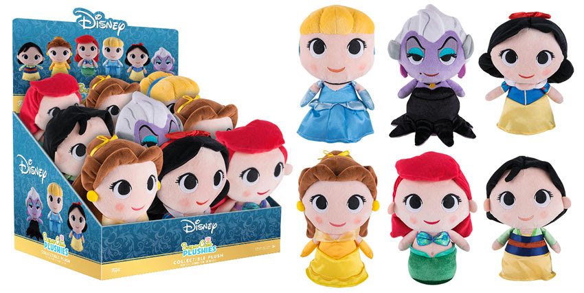 Disney Princess 7-Inch Plush 9-Piece Assortment Case