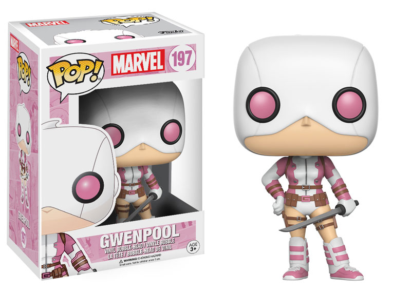 POP Marvel 197 Gwenpool Vinyl Bobble Head
