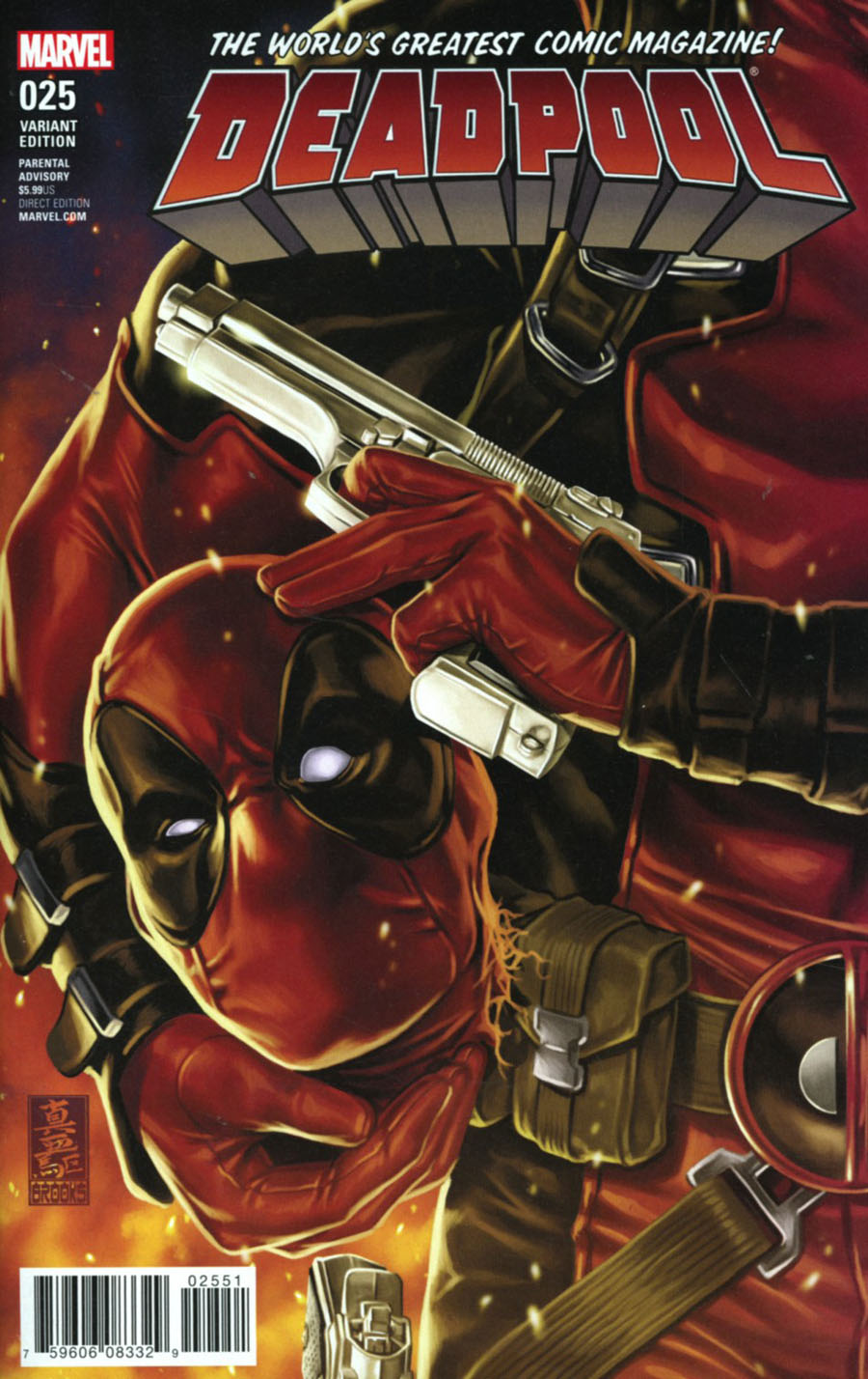 Deadpool Vol 5 #25 Cover E Incentive Mark Brooks Variant Cover