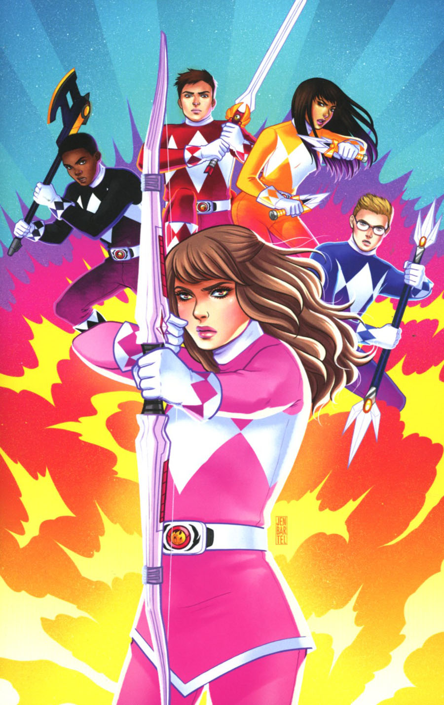 Mighty Morphin Power Rangers Pink #6 Cover C Incentive Jen Bartel Virgin Variant Cover