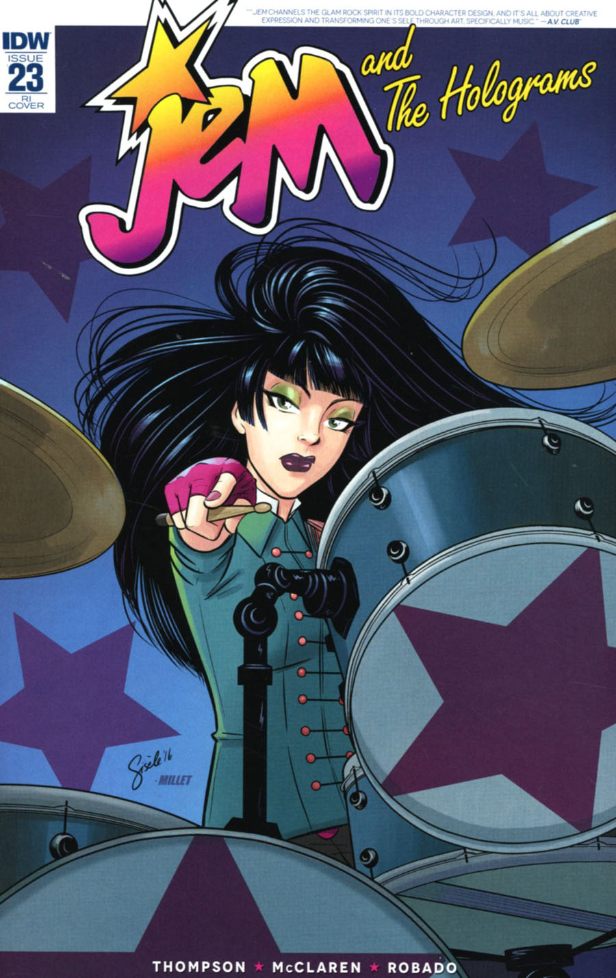 Jem And The Holograms #23 Cover C Incentive Gisele Lagace Variant Cover