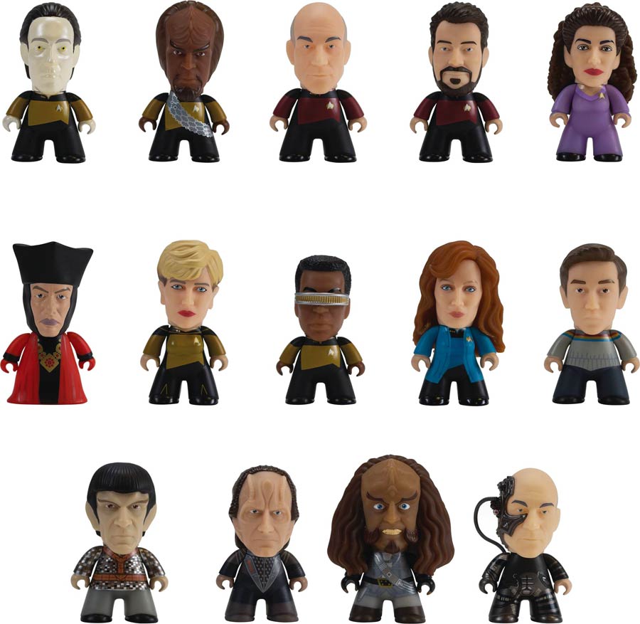 Star Trek The Next Generation Titans Make It So Titans Mini Figure Series 1 Blind Mystery Box