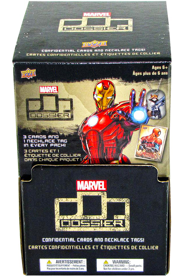 Marvel Dossier Trading Cards Box