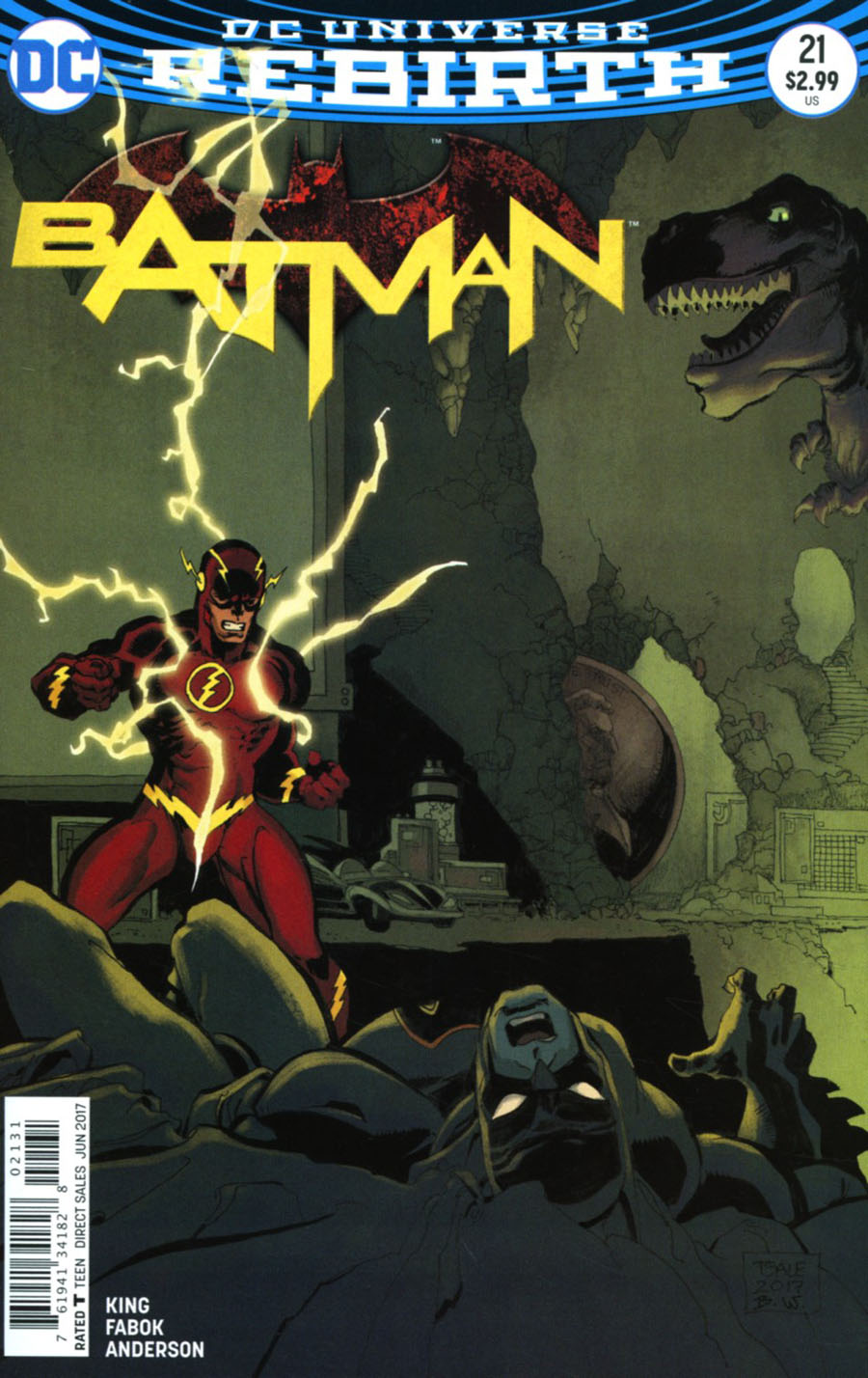 Batman Vol 3 #21 Cover C Variant Tim Sale Cover (The Button Part 1)