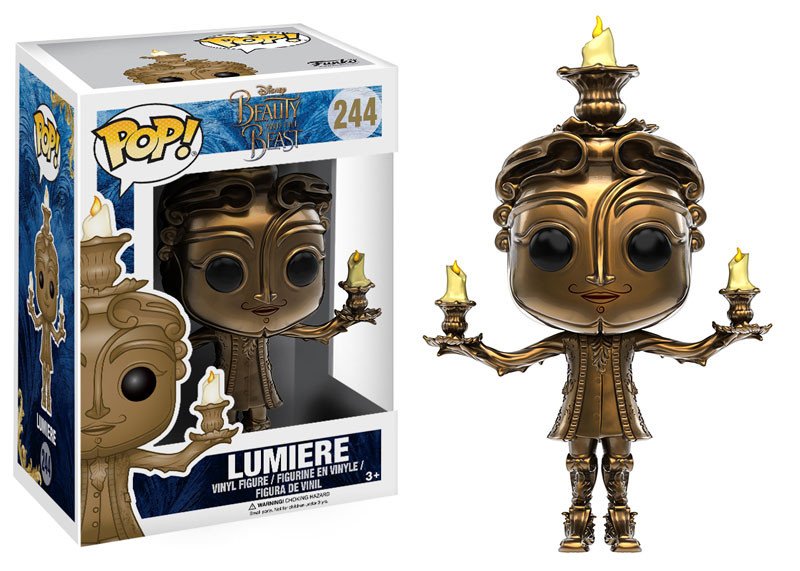POP Disney 244 Beauty And The Beast Lumiere Vinyl Figure