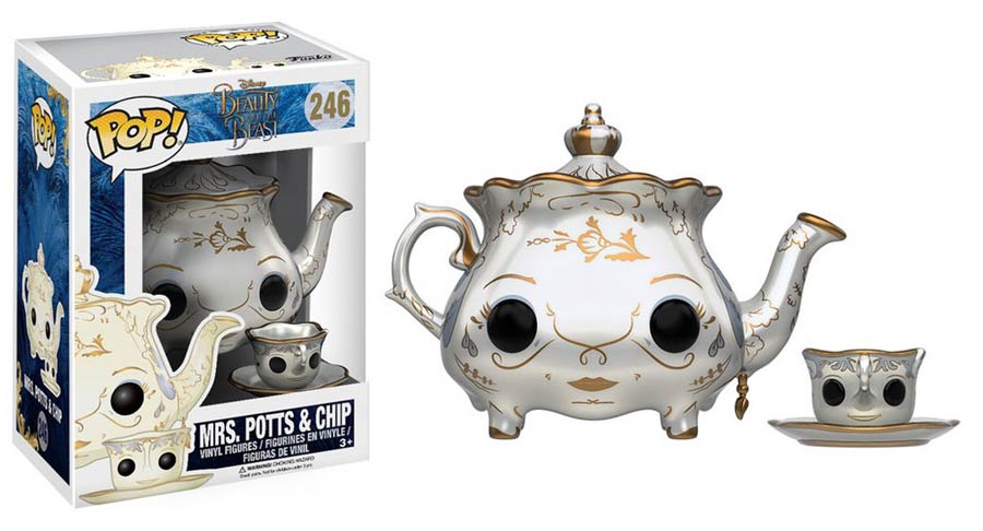 POP Disney 246 Beauty And The Beast Mrs Potts And Chip Vinyl Figure