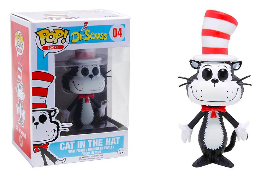 POP Books 04 Cat In The Hat Vinyl Figure
