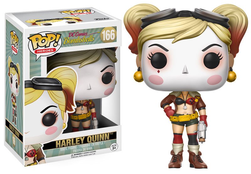 POP Heroes 166 DC Bombshells Harley Quinn Vinyl Figure