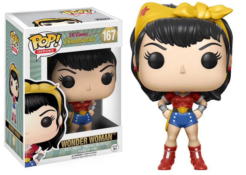POP Heroes 167 DC Bombshells Wonder Woman Vinyl Figure