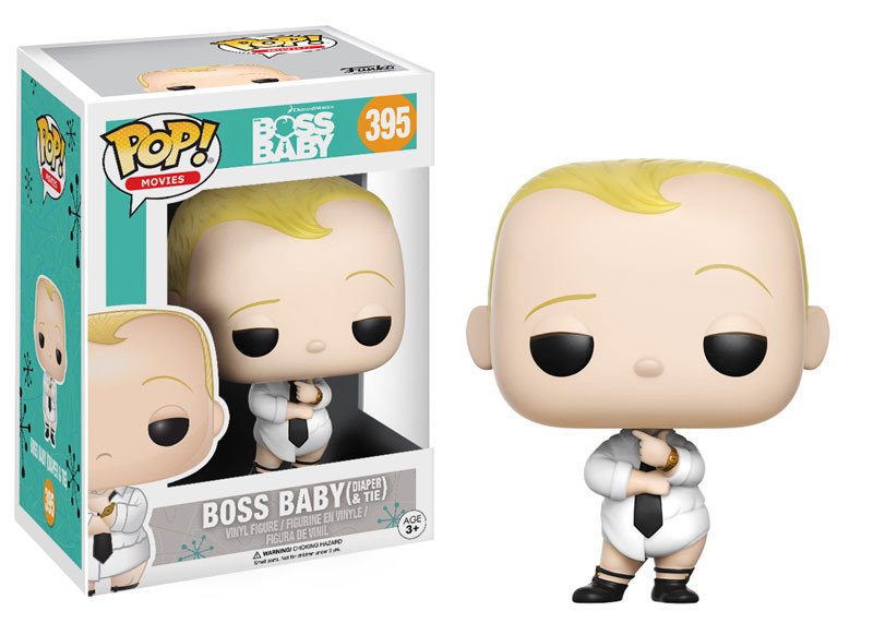 POP Movies 395 Boss Baby Baby Diaper And Tie Vinyl Figure