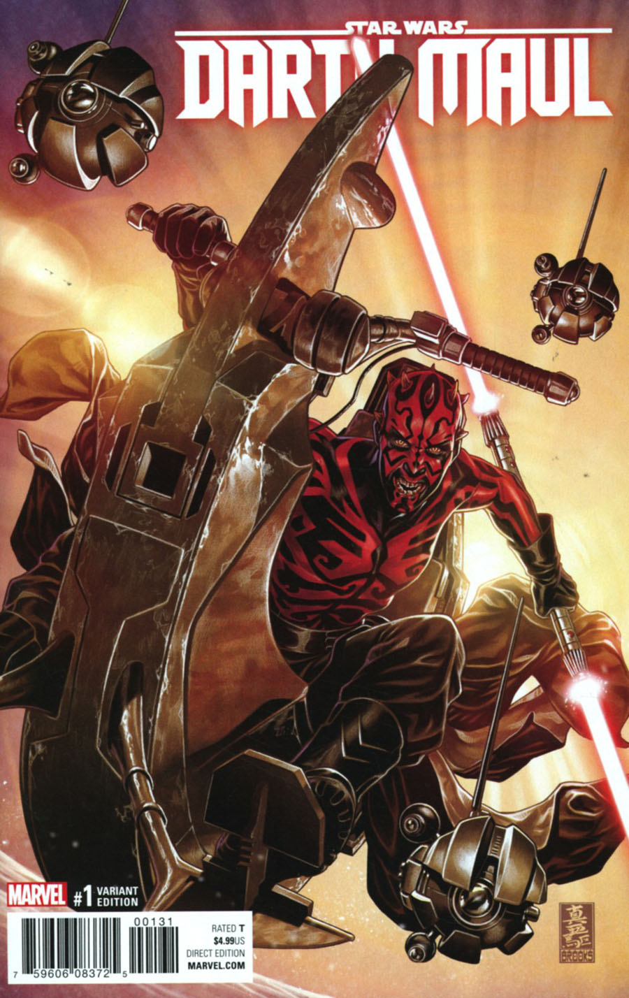 Star Wars Darth Maul #1 Cover G Incentive Mark Brooks Variant Cover