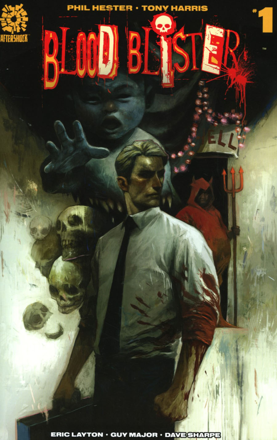 Blood Blister #1 Cover B Incentive Mike Huddleston Variant Cover
