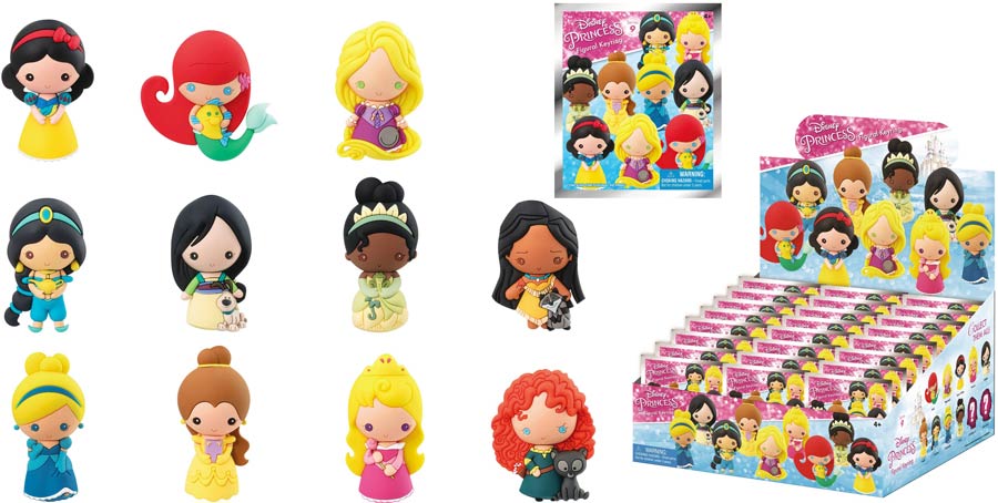 Disney Laser Cut Figural Keyring Series 9 Blind Mystery Box
