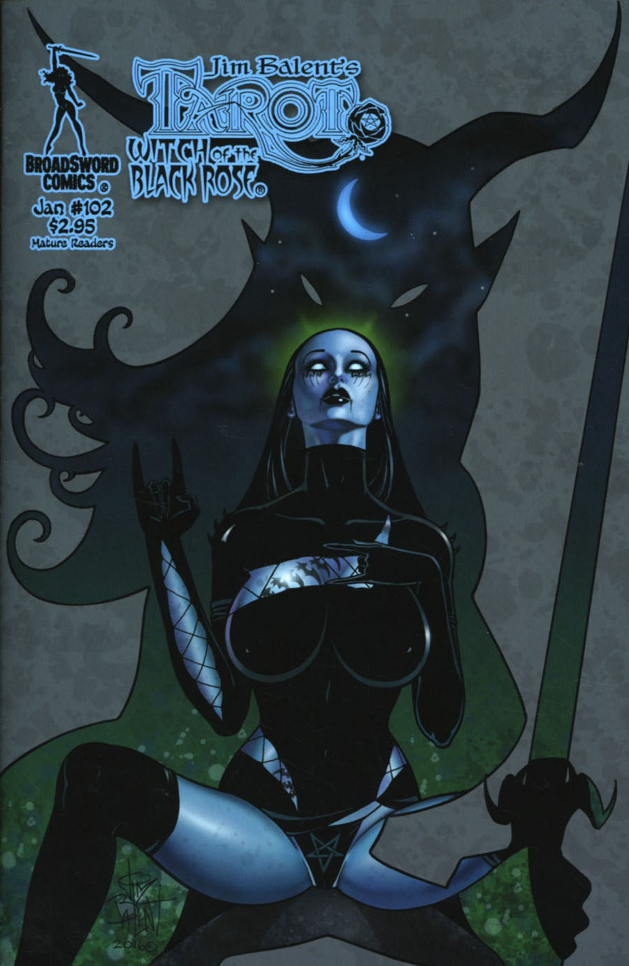 Tarot Witch Of The Black Rose #102 Cover A Regular Jim Balent Black Lingerie Cover