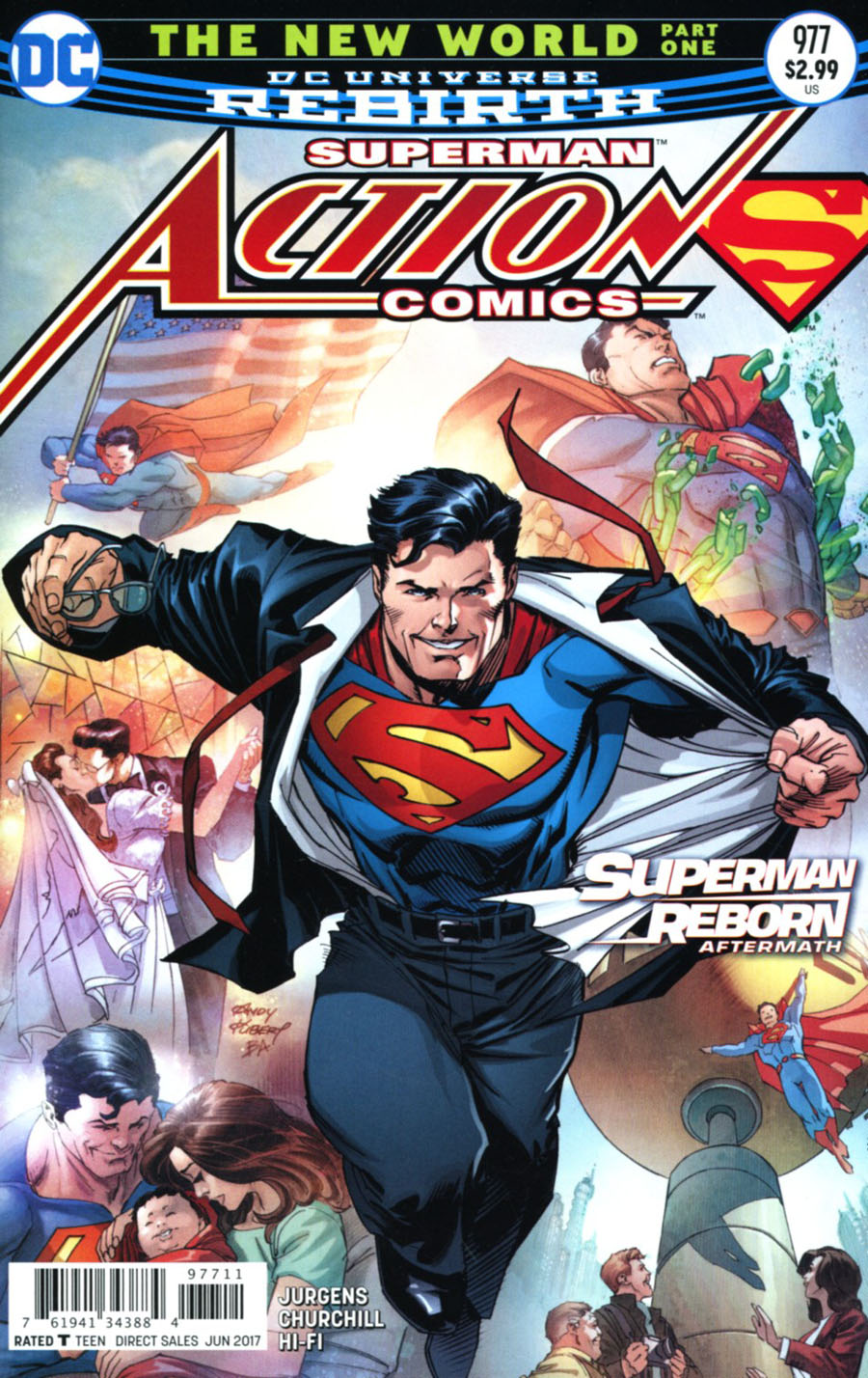 Action Comics Vol 2 #977 Cover A Regular Andy Kubert Cover (Superman Reborn Aftermath Tie-In)