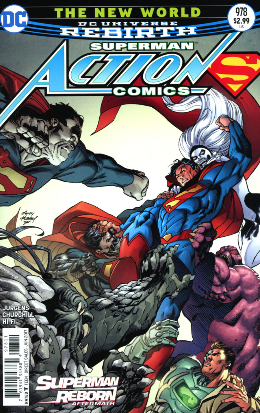 Action Comics Vol 2 #978 Cover A Regular Andy Kubert Cover (Superman Reborn Aftermath Tie-In)