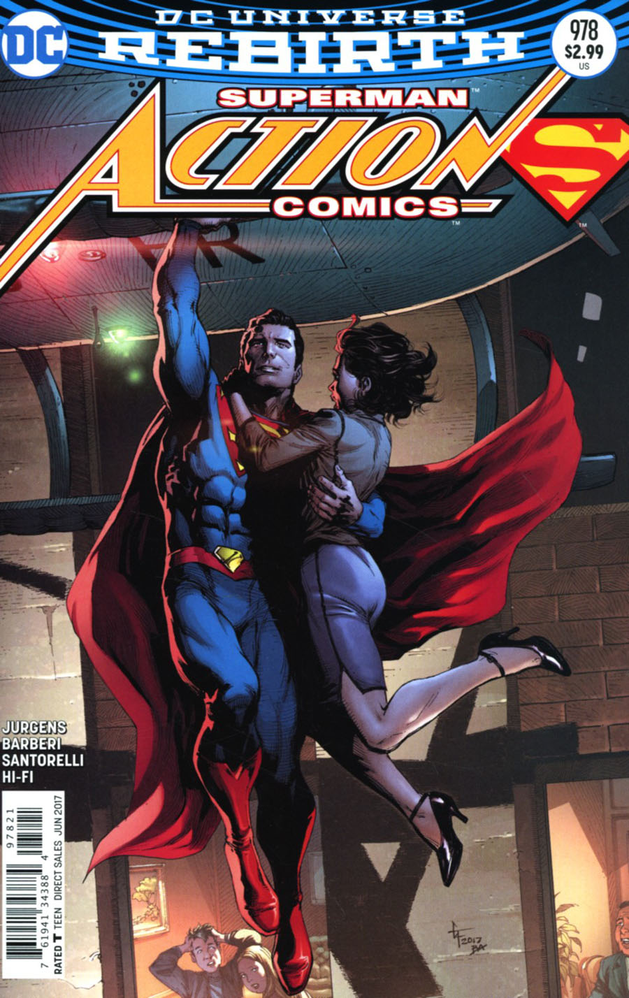Action Comics Vol 2 #978 Cover B Variant Gary Frank Cover (Superman Reborn Aftermath Tie-In)