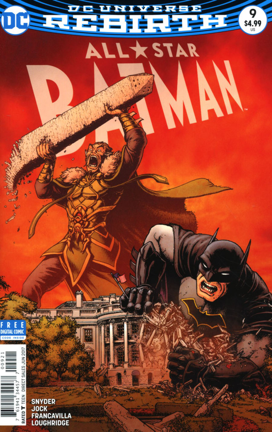 All-Star Batman #9 Cover B Variant Chris Burnham Cover
