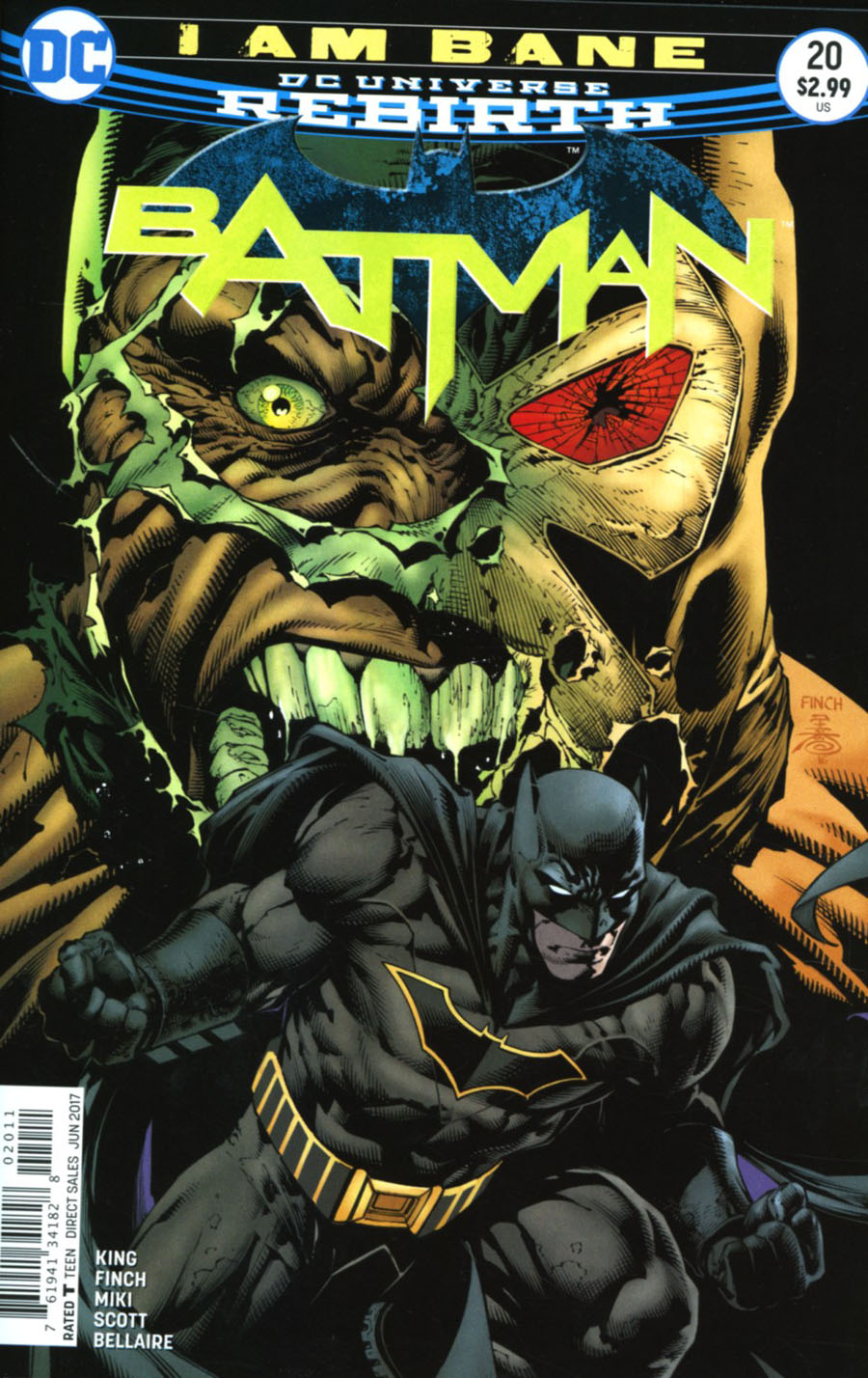 Batman Vol 3 #20 Cover A Regular David Finch & Danny Miki Cover