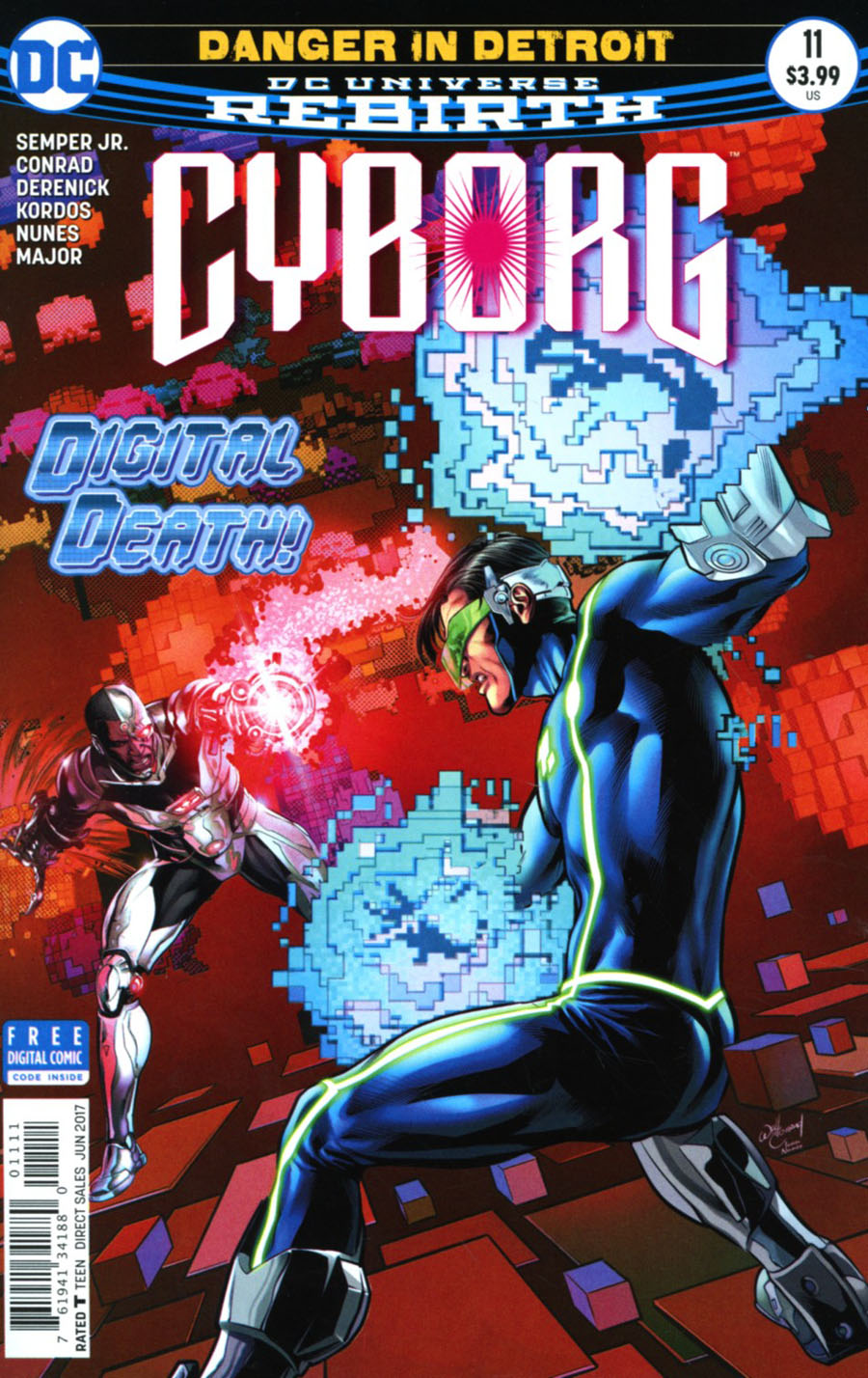 Cyborg Vol 2 #11 Cover A Regular Will Conrad Cover