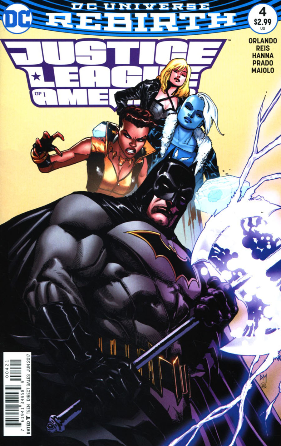 Justice League Of America Vol 5 #4 Cover B Variant Doug Mahnke Cover