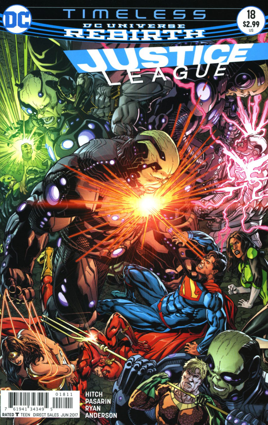 Justice League Vol 3 #18 Cover A Regular Fernando Pasarin & Matt Ryan Cover