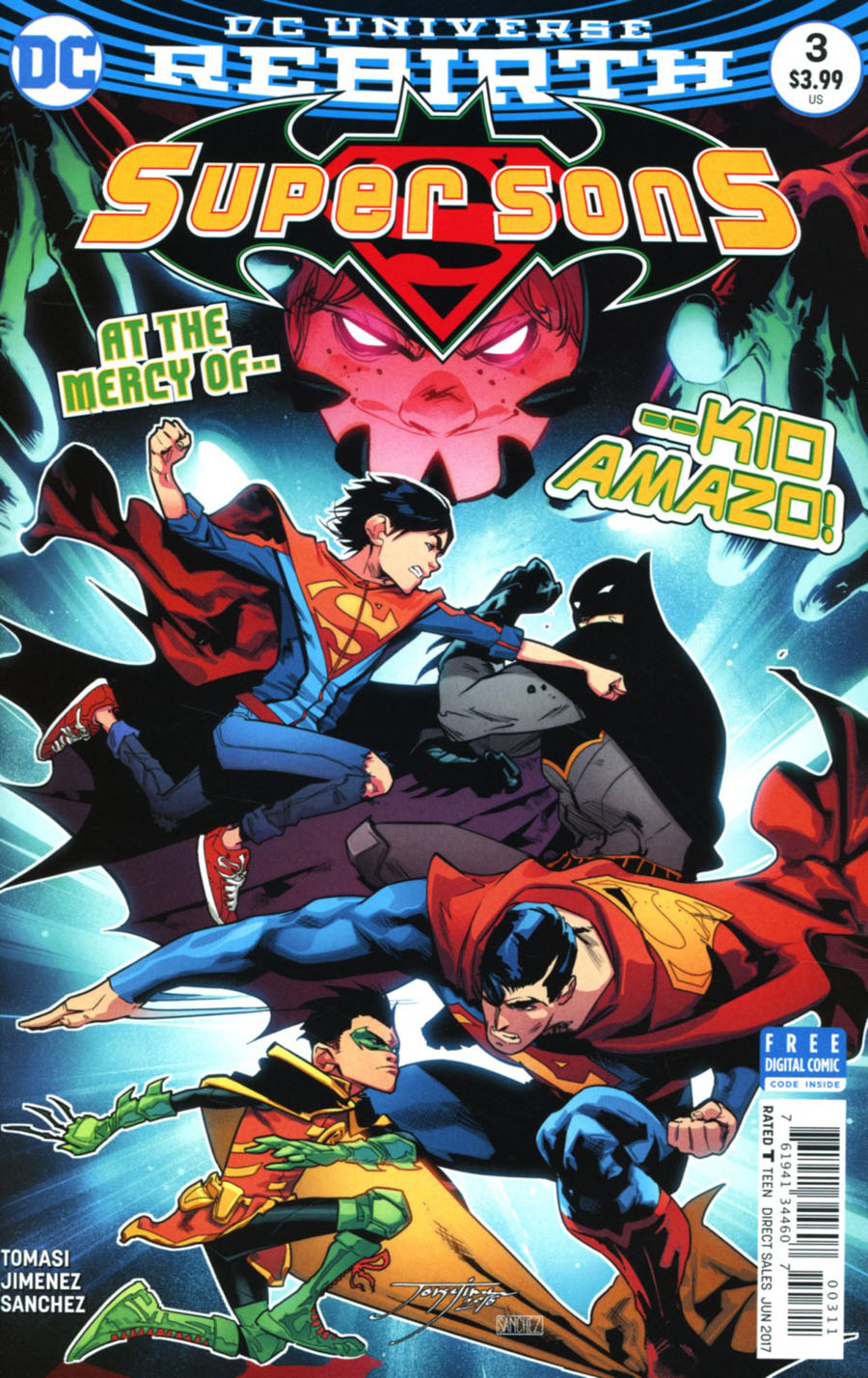 Super Sons #3 Cover A Regular Jorge Jimenez Cover