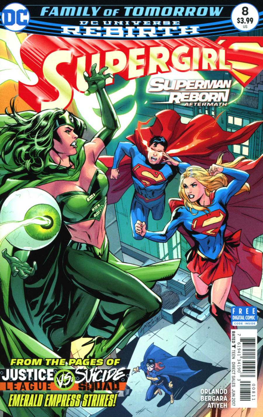 Supergirl Vol 7 #8 Cover A Regular Emanuela Lupacchino & Ray McCarthy Cover (Superman Reborn Aftermath Tie-In)