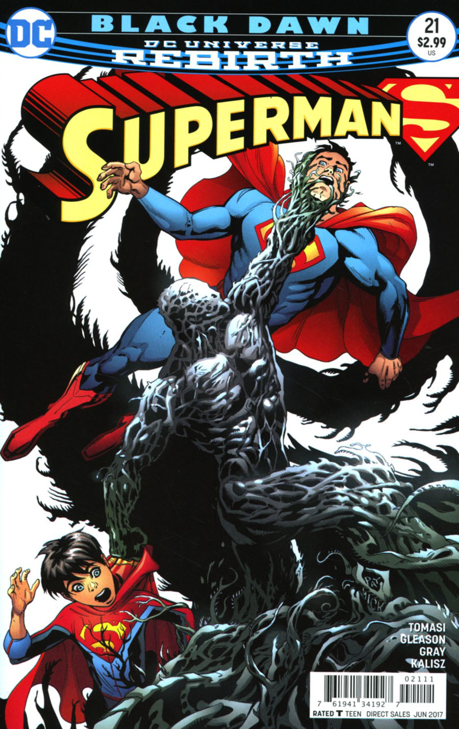Superman Vol 5 #21 Cover A Regular Patrick Gleason Cover (Superman Reborn Aftermath Tie-In)