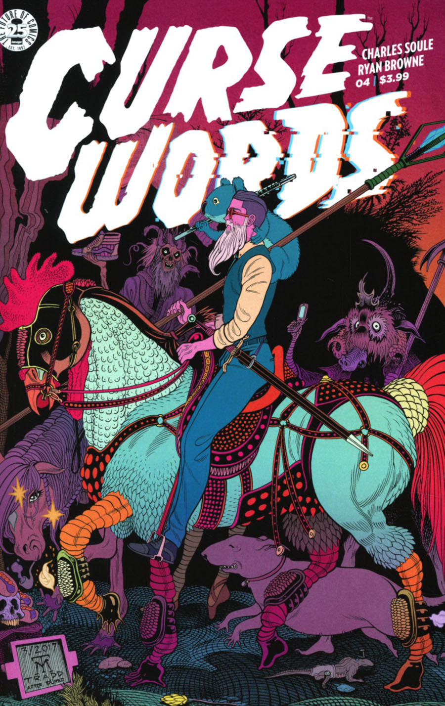 Curse Words #4 Cover B Variant Tradd Moore Cover