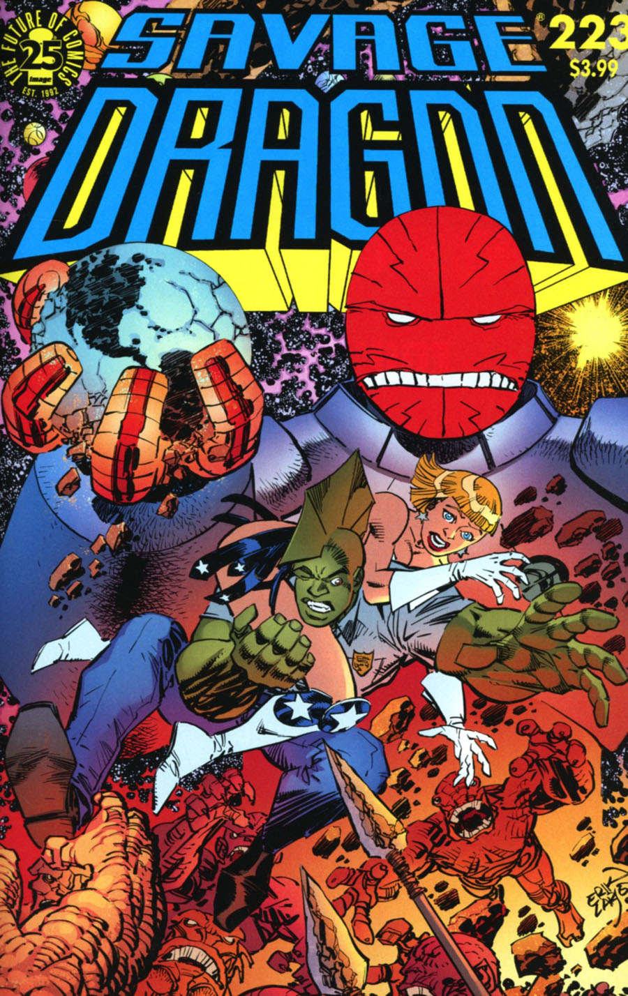 Savage Dragon Vol 2 #223 Cover A Regular Erik Larsen Cover